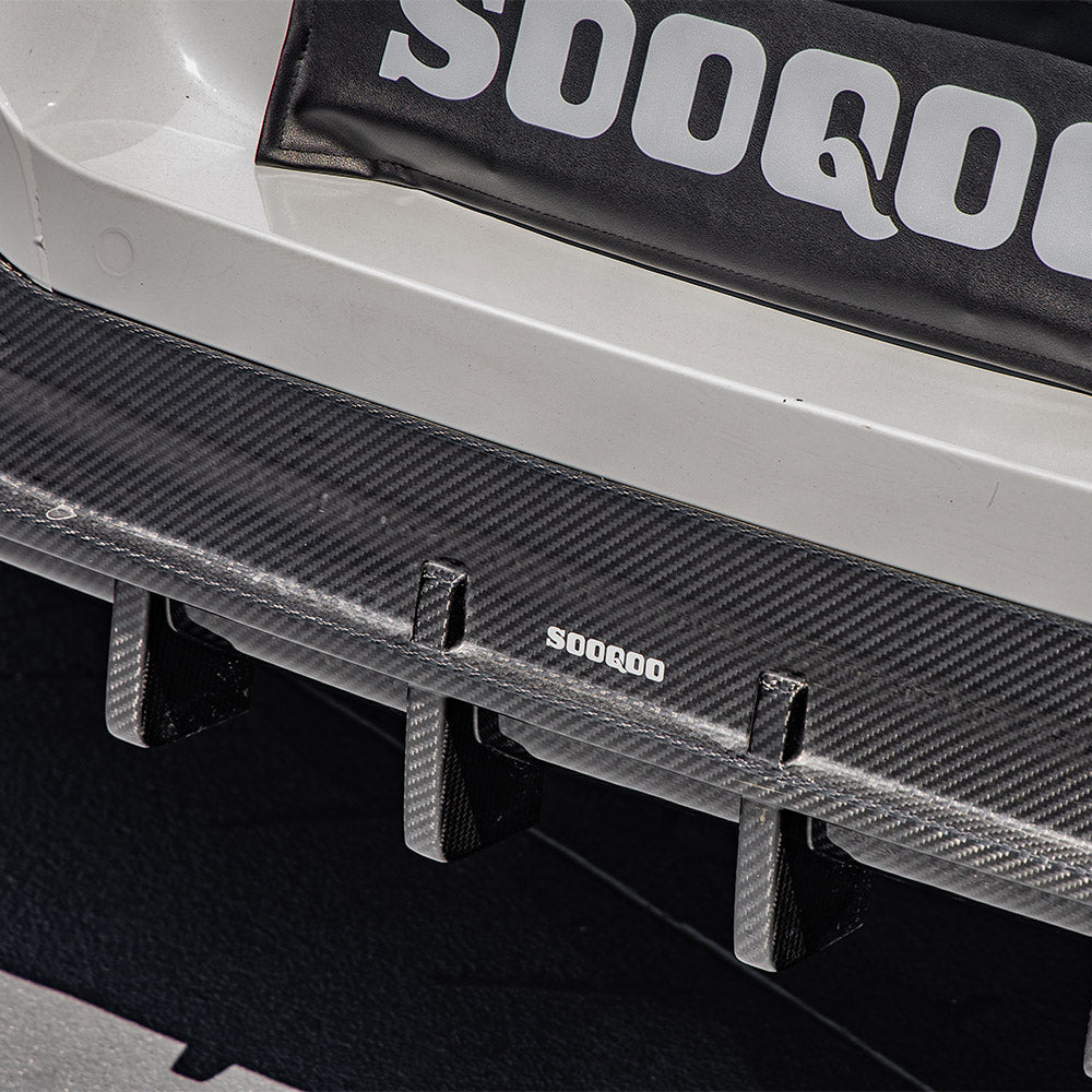 TOWMA. - SooQoo BMW 8 Serie G16 Gran Coupe Prepreg Carbon Fiber Rear Diffuser