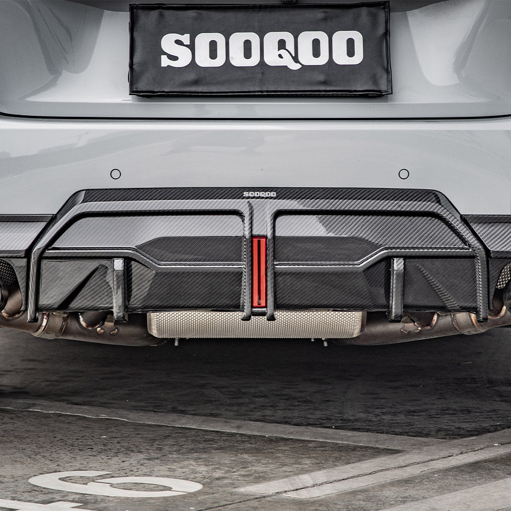 BMW 2er G42 Prepreg Carbon Fiber Heckdiffusor mit Bremslicht