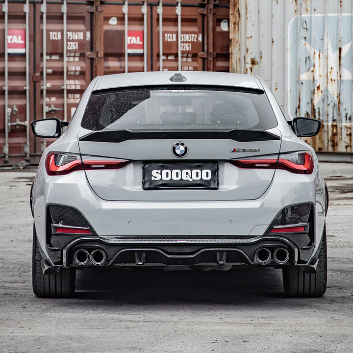 BMW 4 Series G26 Rear Diffuser Dual Tips