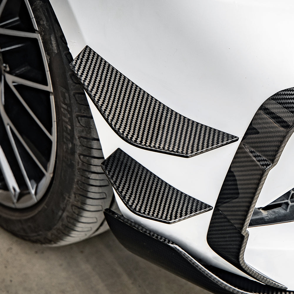 TOWMA. - SooQoo BMW M2 F87 LCI Prepreg Carbon Fiber Front Bumper Inserts
