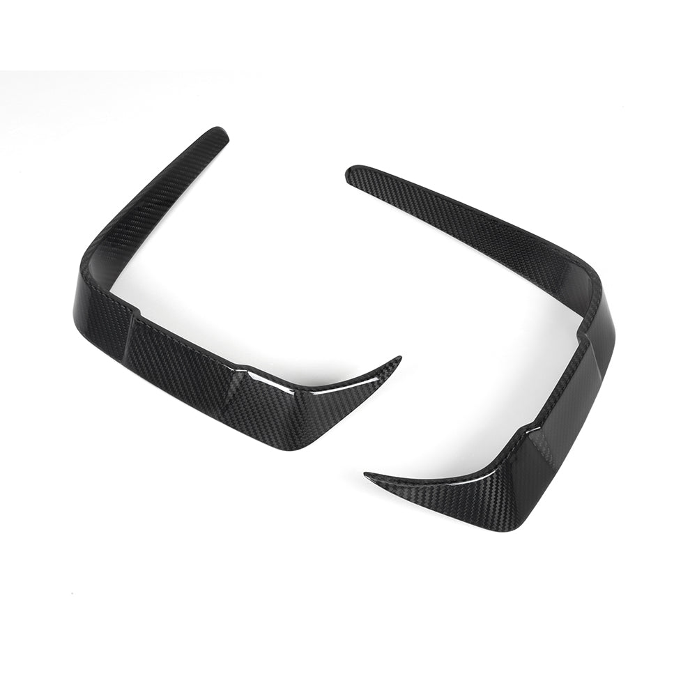 TOWMA. - SooQoo BMW M2 F87 LCI Prepreg Carbon Fiber Front Bumper Inserts