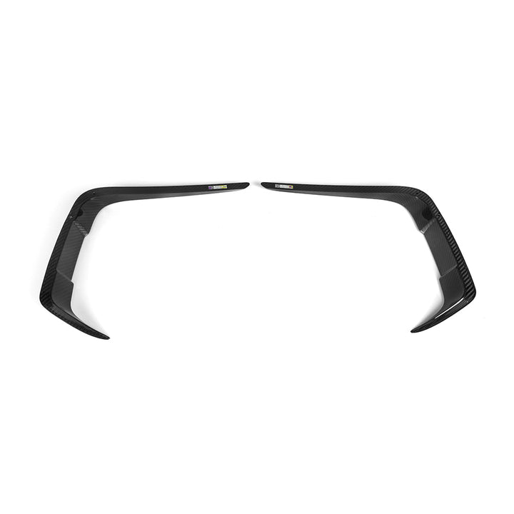 TOWMA. - SooQoo BMW M2 F87 LCI Prepreg Carbon Fiber Front Bumper Inserts
