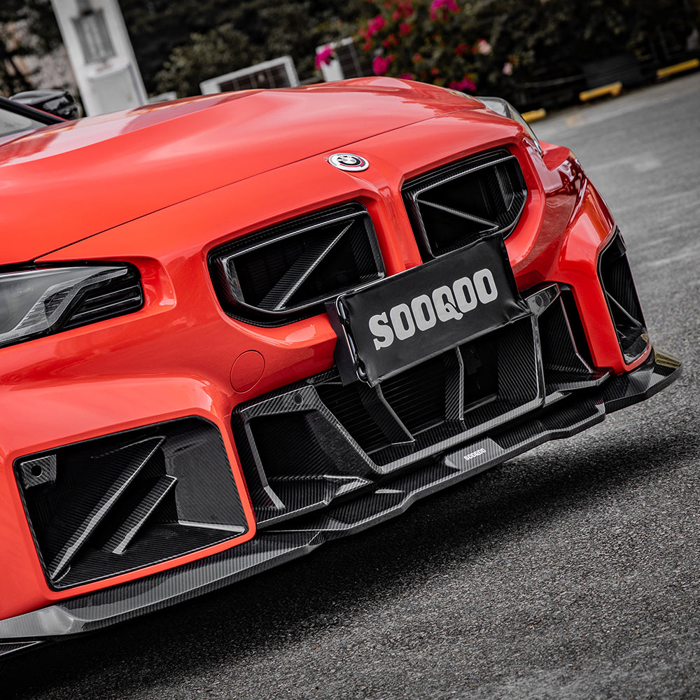 TOWMA. - SooQoo BMW M2 G87 Prepreg Carbon Fiber Lower Grille