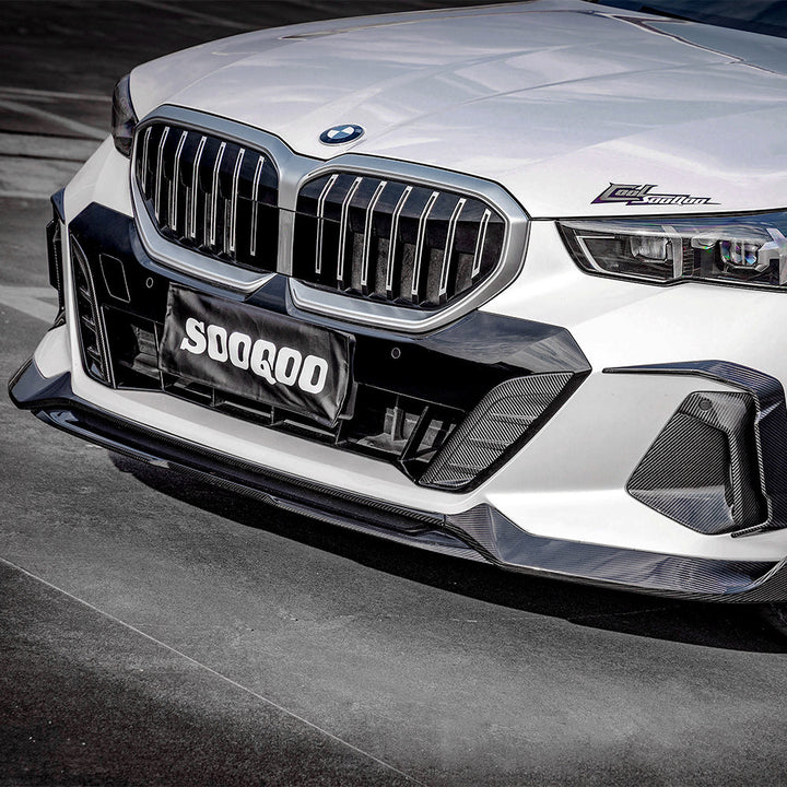 TOWMA. - SooQoo BMW 5 Serie G60 G61 G68 Prepreg Carbon Fiber Front Lip