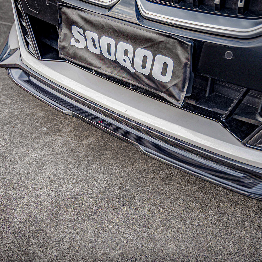 TOWMA. - SooQoo BMW 5 Serie G60 G61 G68 Prepreg Carbon Fiber Front Lip