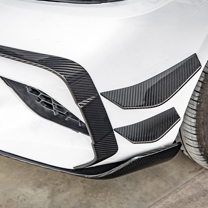 TOWMA. - SooQoo BMW M2 F87 Prepreg Carbon Fiber Front Canards