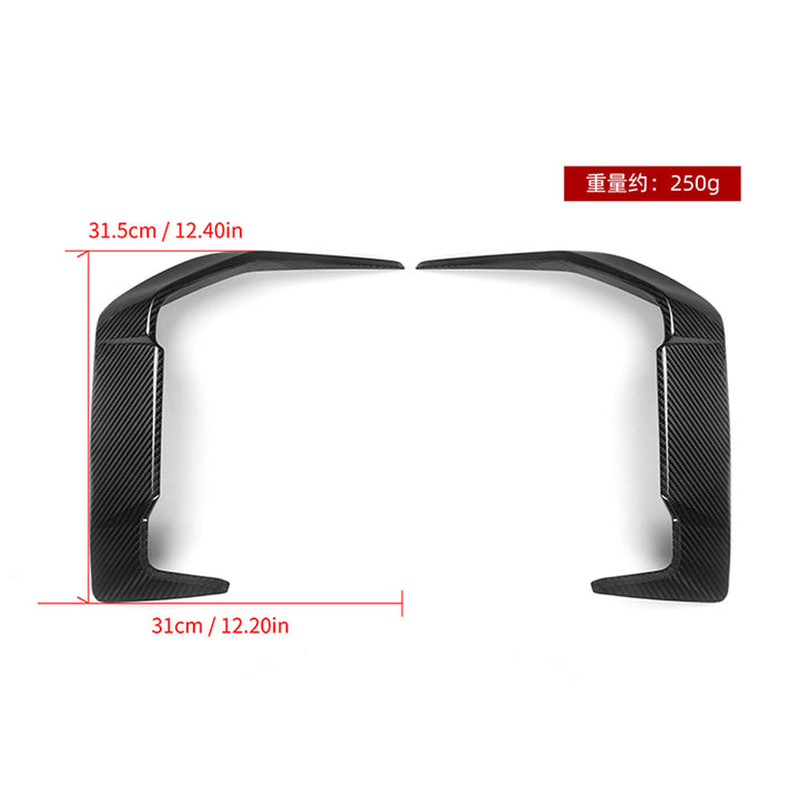 TOWMA. - SooQoo BMW 5 Serie G60 G61 Prepreg Carbon Fiber Front Bumper Inserts