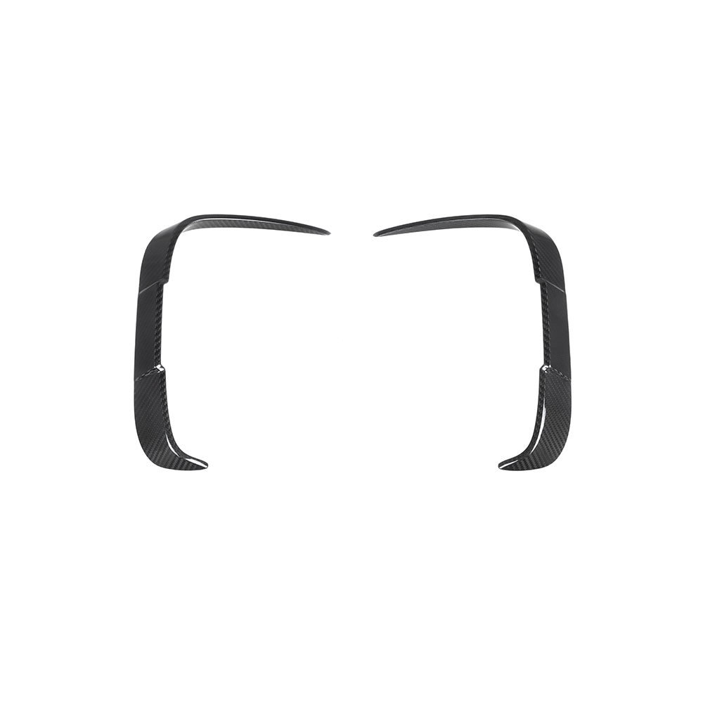 TOWMA. - SooQoo BMW M2 F87 Prepreg Carbon Fiber Rear Bumper Inserts