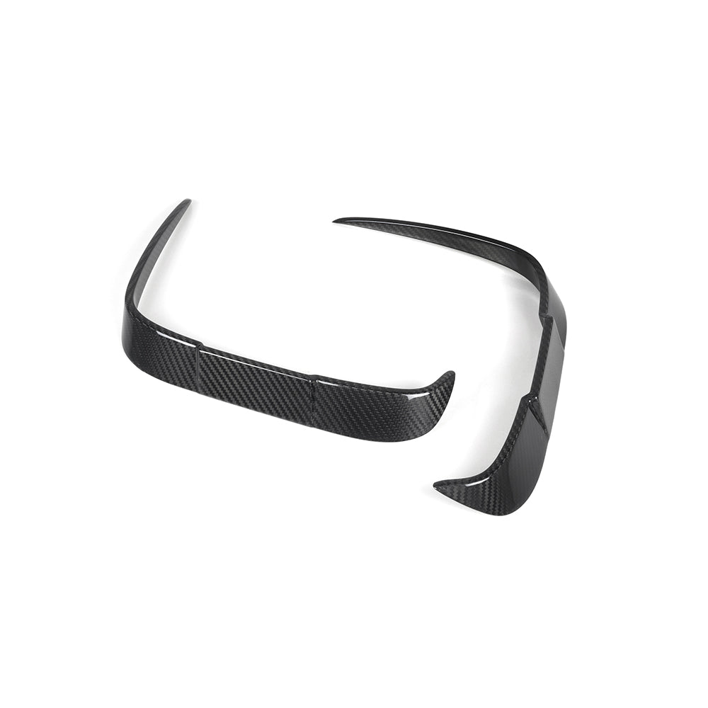 TOWMA. - SooQoo BMW M2 F87 Prepreg Carbon Fiber Rear Bumper Inserts