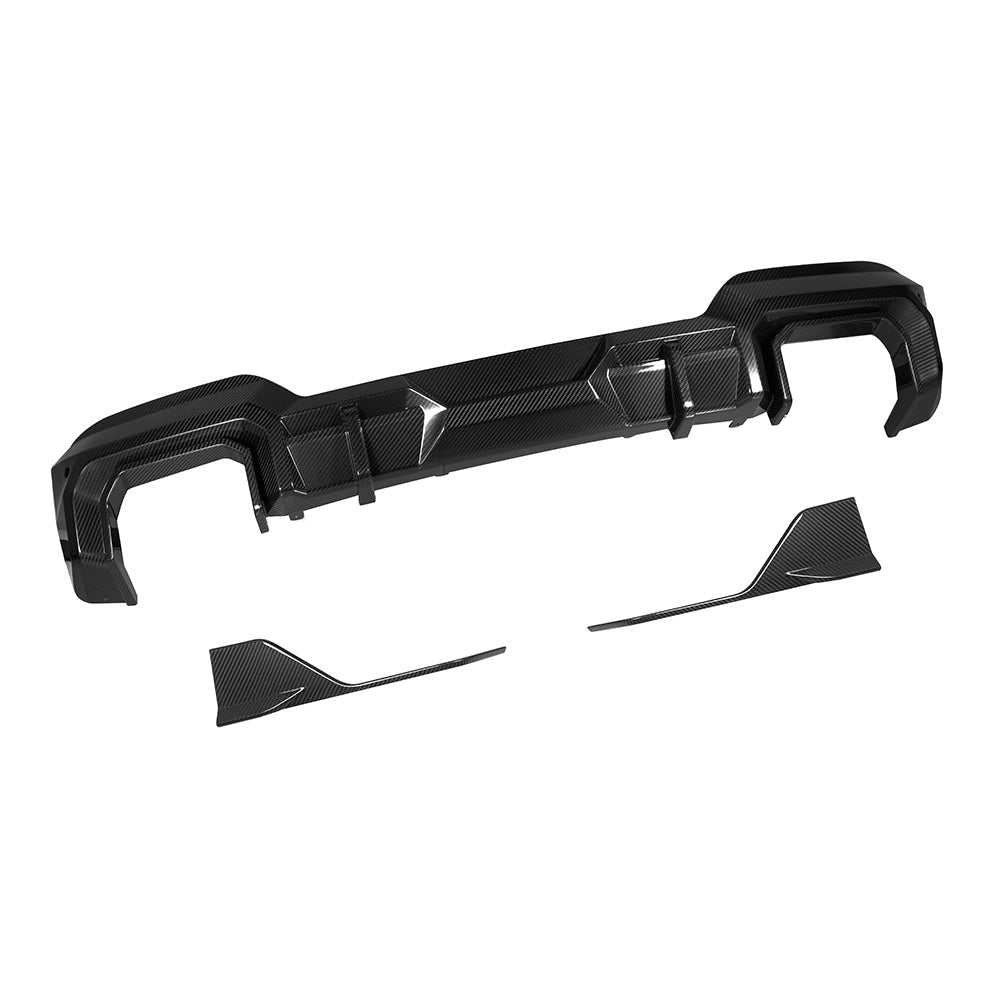TOWMA. - SooQoo BMW X3 G01 LCI M40i Prepreg Carbon Fiber Rear Diffuser