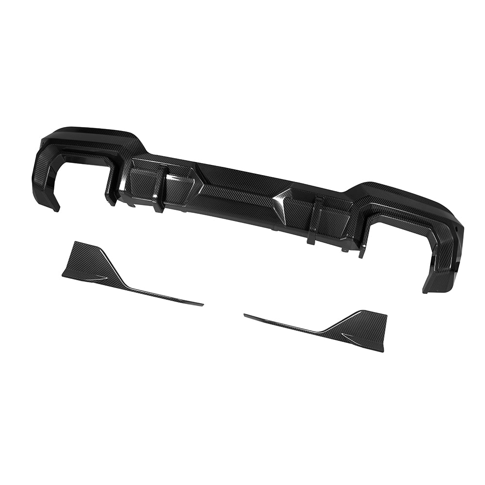 TOWMA. - SooQoo BMW X3 G01 LCI M40i Prepreg Carbon Fiber Rear Diffuser