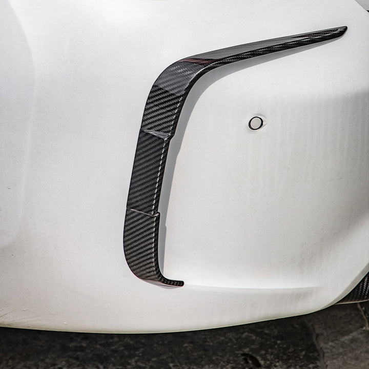 TOWMA. - SooQoo BMW M2 F87 Prepreg Carbon Fiber Rear Bumper Inserts