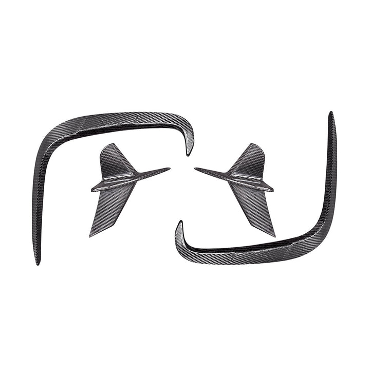 TOWMA. - SooQoo BMW 8 Serie G14 G15 G16 Prepreg Carbon Fiber Rear Bumper Inserts