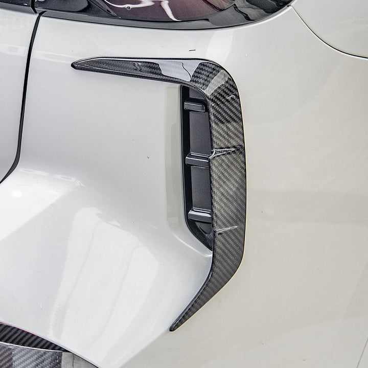 TOWMA. - SooQoo BMW X3 G01 LCI Prepreg Carbon Fiber Rear Bumper Insert