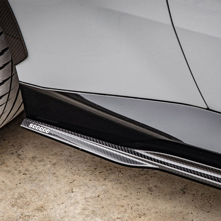 BMW 2 Series G42 Prepreg Carbon Fiber Side Skirts