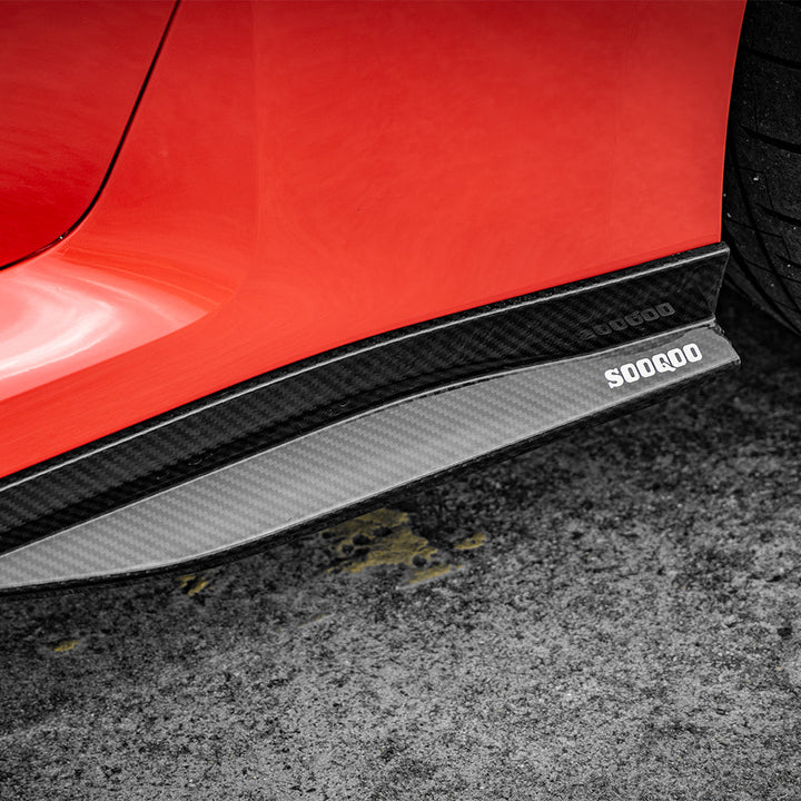 TOWMA. - SooQoo BMW M2 G87 Prepreg Carbon Fiber Side Skirts