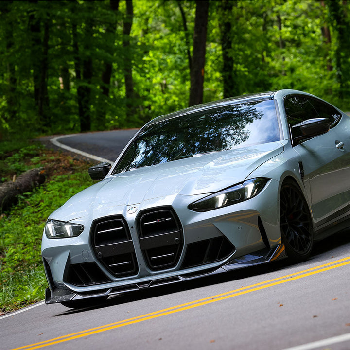 BMW M3 G80 V1 front lip vooraanzicht