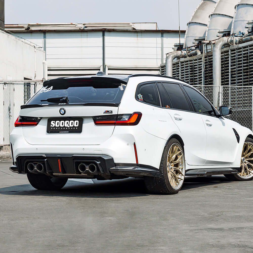 BMW M3 G81 V2 diffuser gemonteerd