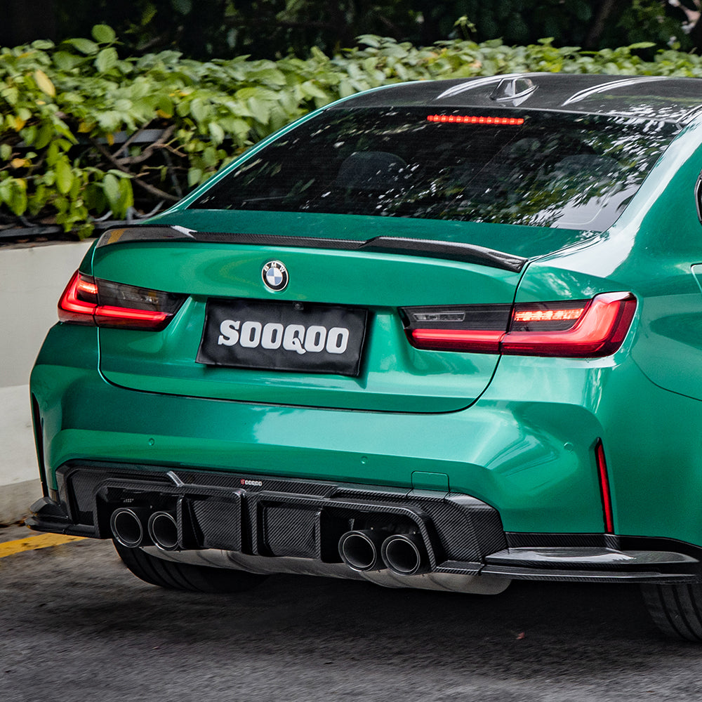 BMW M3 G80 carbon achterdiffuser V1