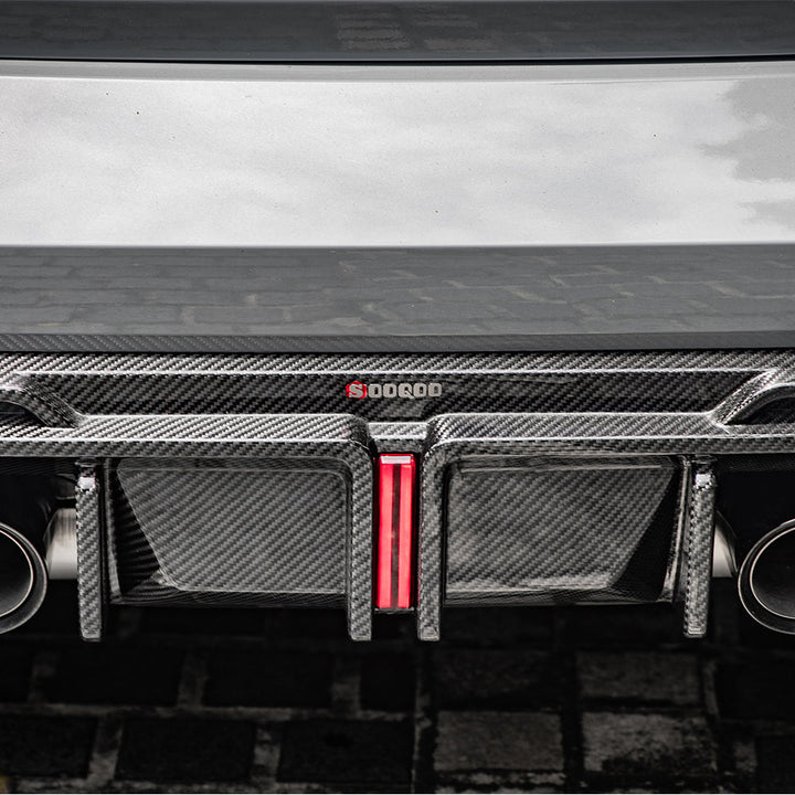 SooQoo V1 diffuser brake light close-up