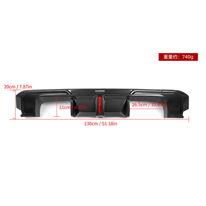 SooQoo M3 G80 G81 diffuser brake light set