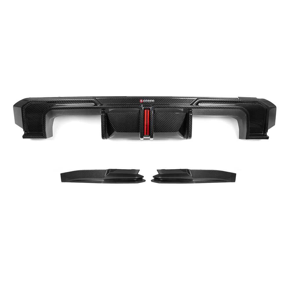 SooQoo V1 carbon diffuser met remlicht BMW M3 G80