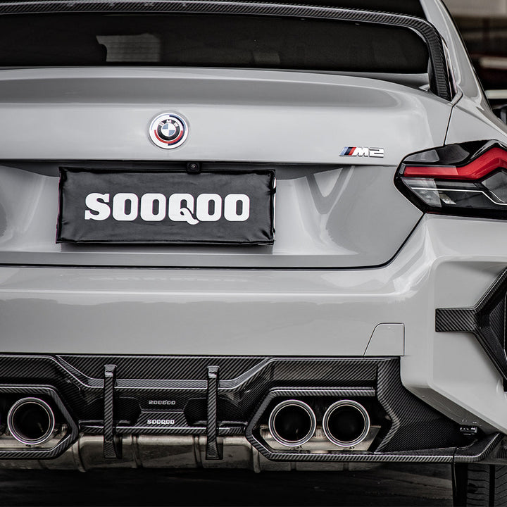 TOWMA. - SooQoo BMW M2 G87 V1 Prepreg Carbon Fiber Rear Diffuser