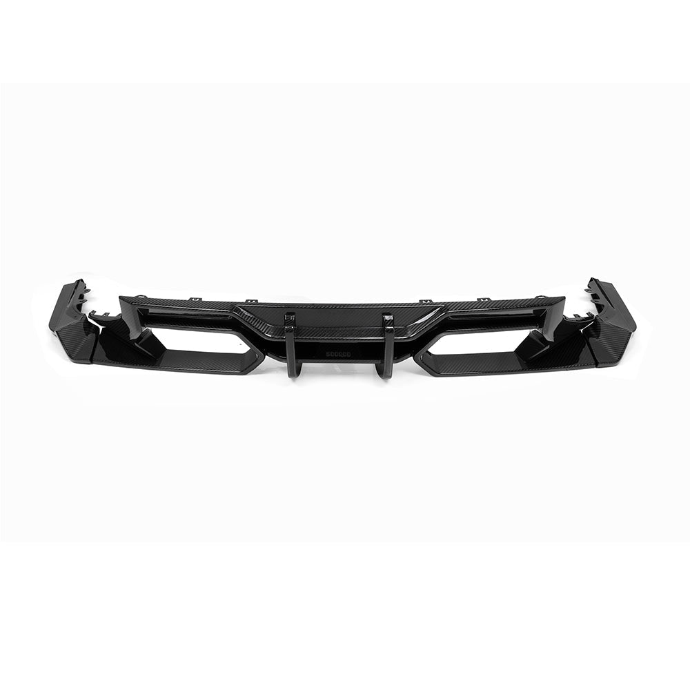 TOWMA. - SooQoo BMW M2 G87 V1 Prepreg Carbon Fiber Rear Diffuser