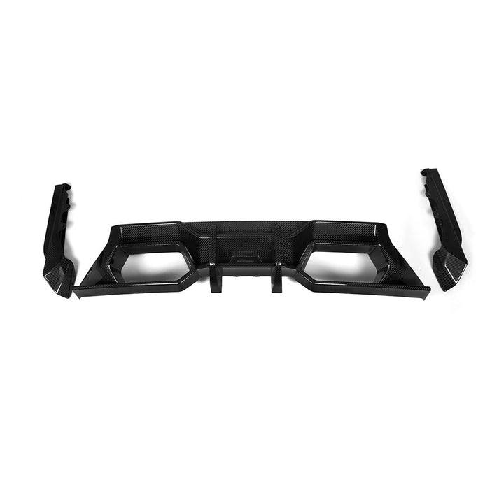 TOWMA. - SooQoo BMW M2 G87 V1 Prepreg Carbon Fiber Rear Diffuser