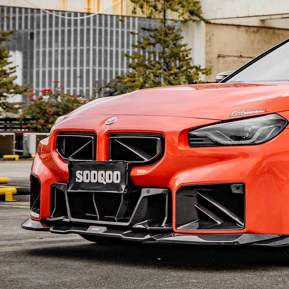 TOWMA. - SooQoo BMW M2 G87 V1 Prepreg Carbon Fiber Front Grille