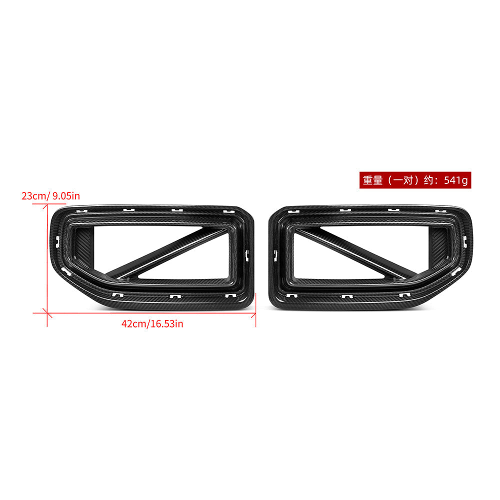 TOWMA. - SooQoo BMW M2 G87 V1 Prepreg Carbon Fiber Front Grille