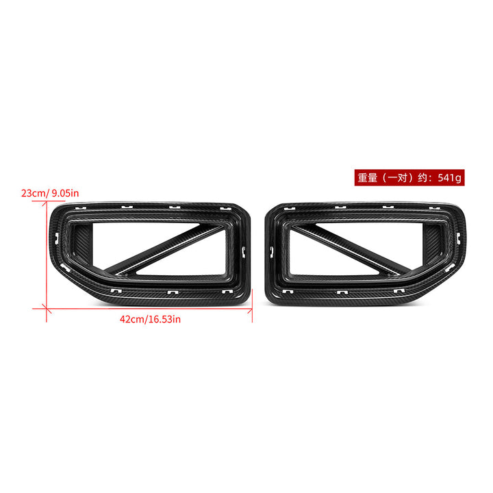 TOWMA. - SooQoo BMW M2 G87 V1 Prepreg Carbon Fiber Front Grille