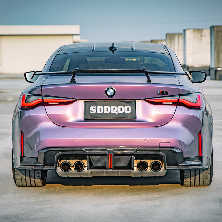 BMW M4 G82 diffuser brake light gemonteerd
