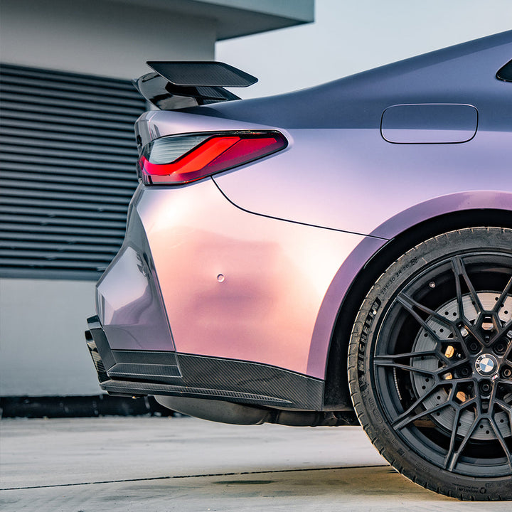 BMW M4 G82 V1 diffuser close-up