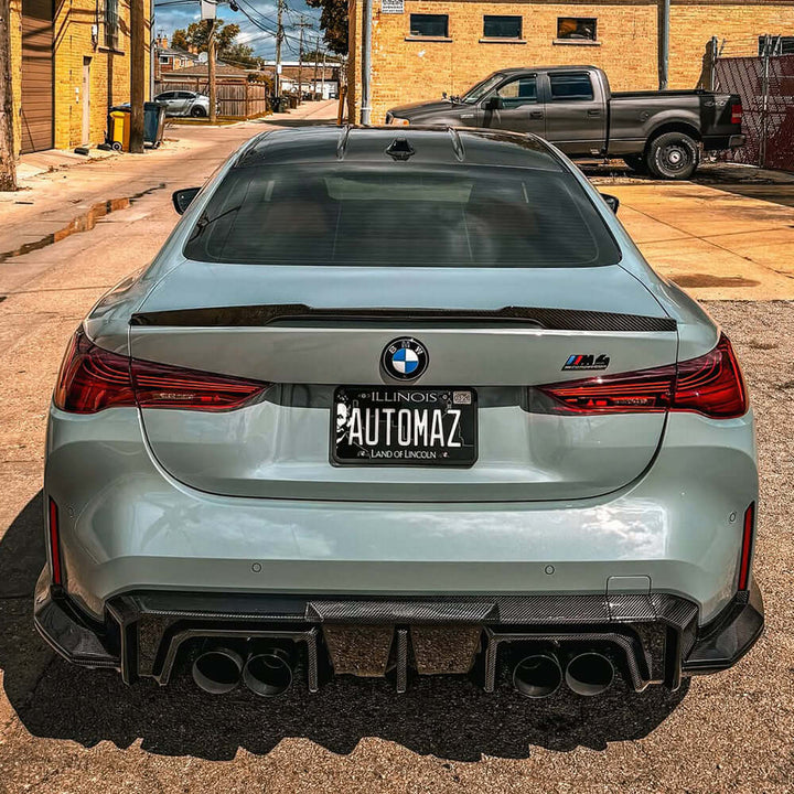 BMW M4 G82 carbon achterdiffuser V2