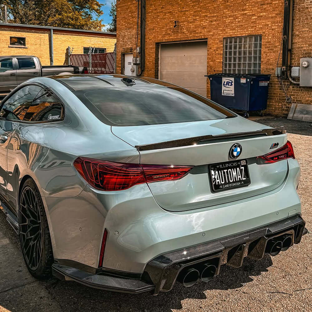 BMW M4 G83 V2 diffuser gemonteerd