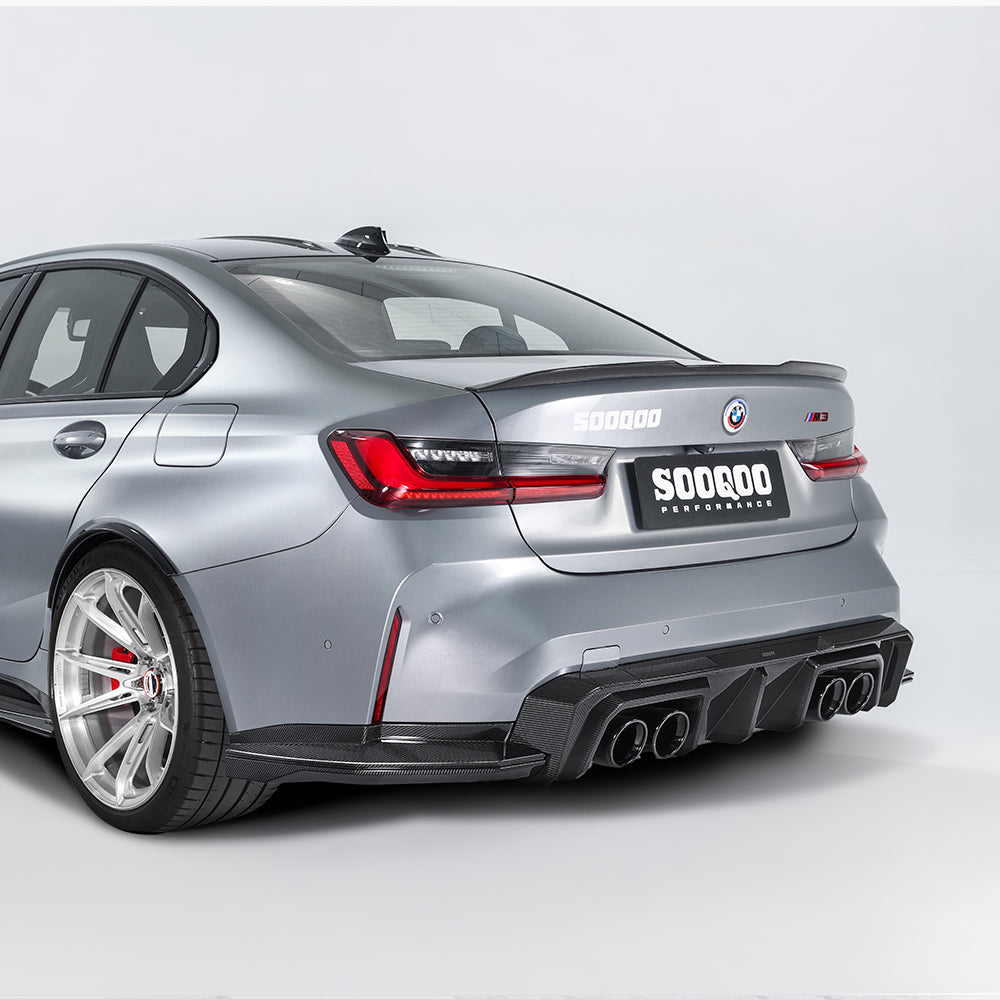 BMW M3 G81 V2 diffuser gemonteerd
