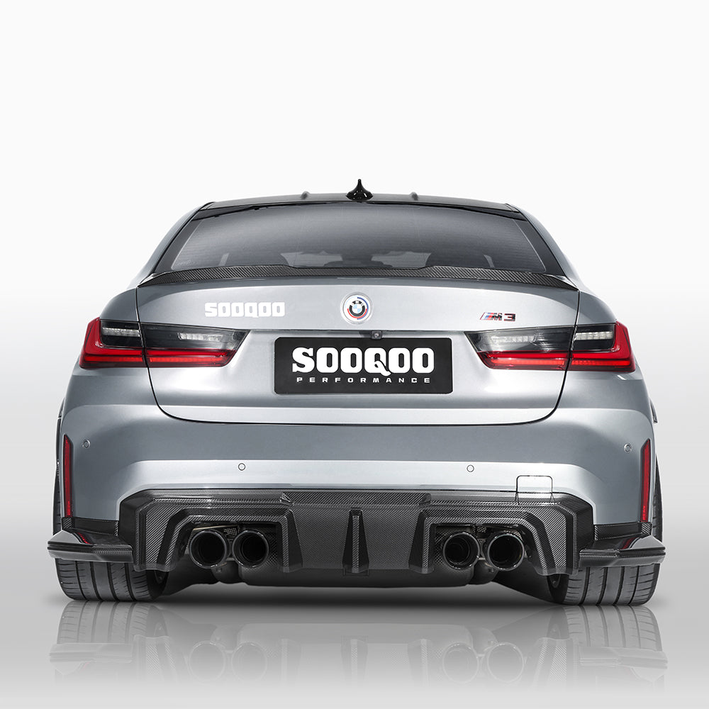 BMW M3 G80 carbon achterdiffuser V2