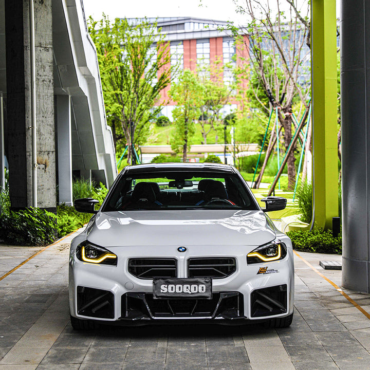 TOWMA. - SooQoo BMW M2 G87 V2 Prepreg Carbon Fiber Front Grille