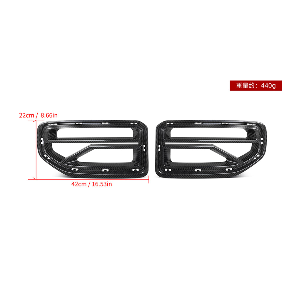 TOWMA. - SooQoo BMW M2 G87 V2 Prepreg Carbon Fiber Front Grille