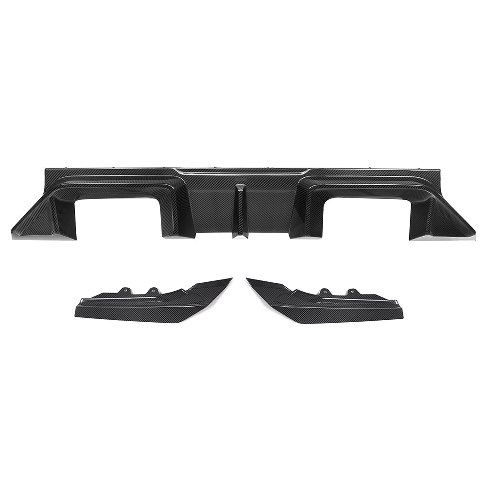 TOWMA. - SooQoo BMW M2 G87 V2 Prepreg Carbon Fiber Rear Diffuser