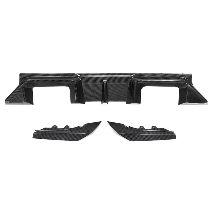 TOWMA. - SooQoo BMW M2 G87 V2 Prepreg Carbon Fiber Rear Diffuser