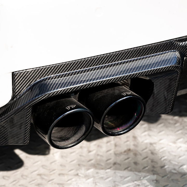TOWMA. - SooQoo BMW M2 G87 V3 Prepreg Carbon Fiber Rear Diffuser