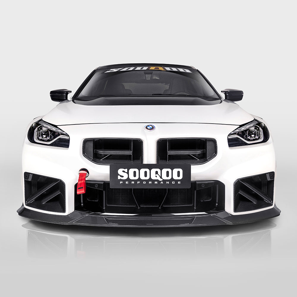 TOWMA. - SooQoo BMW M2 G87 V3 Prepreg Carbon Fiber Front Lip