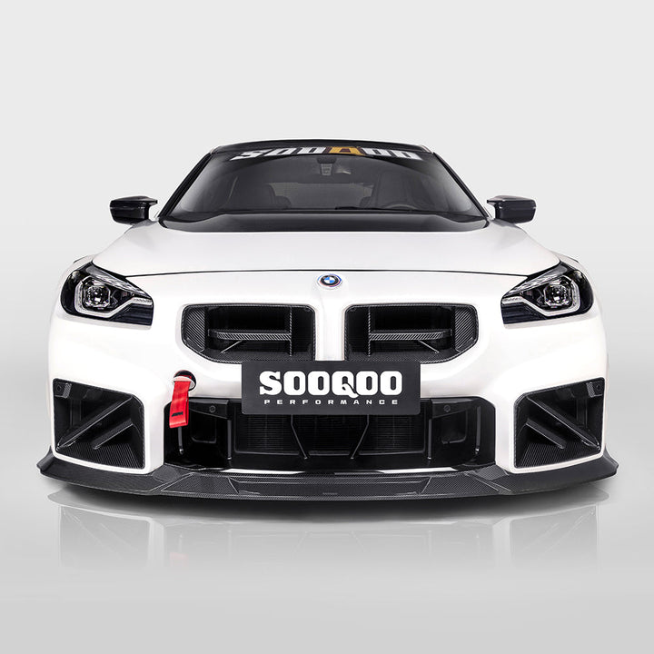 TOWMA. - SooQoo BMW M2 G87 V3 Prepreg Carbon Fiber Front Lip