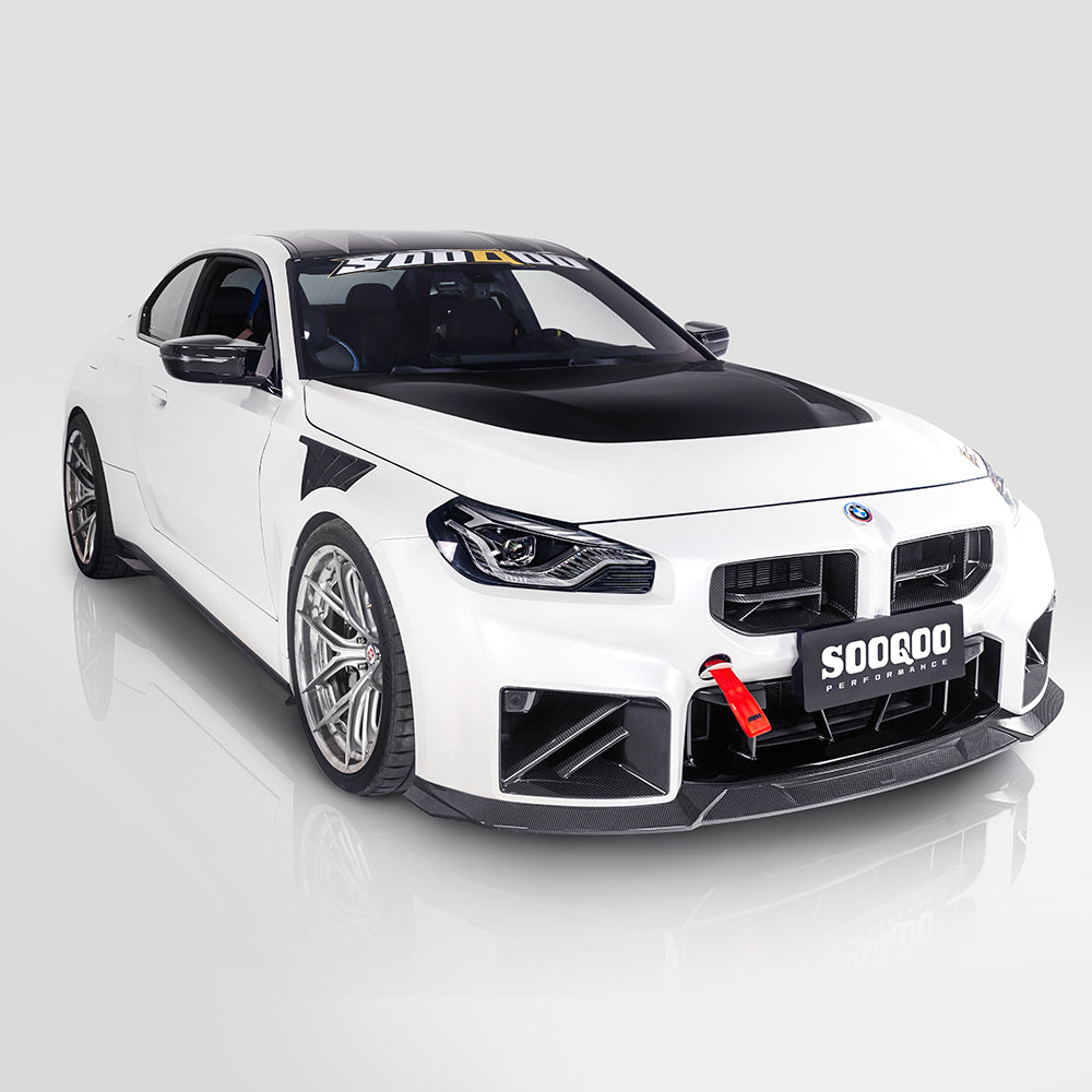 TOWMA. - SooQoo BMW M2 G87 V3 Prepreg Carbon Fiber Front Lip