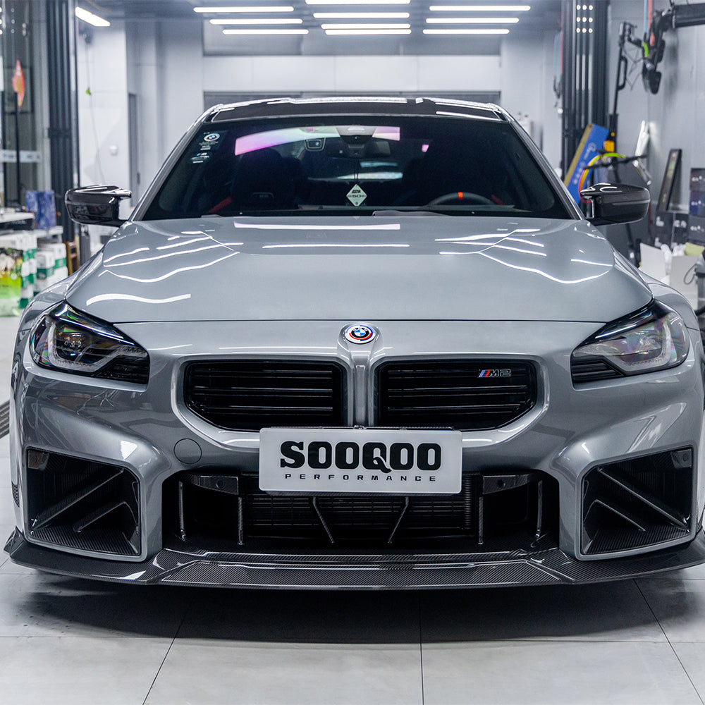 TOWMA. - SooQoo BMW M2 G87 V3 Prepreg Carbon Fiber Front Lip