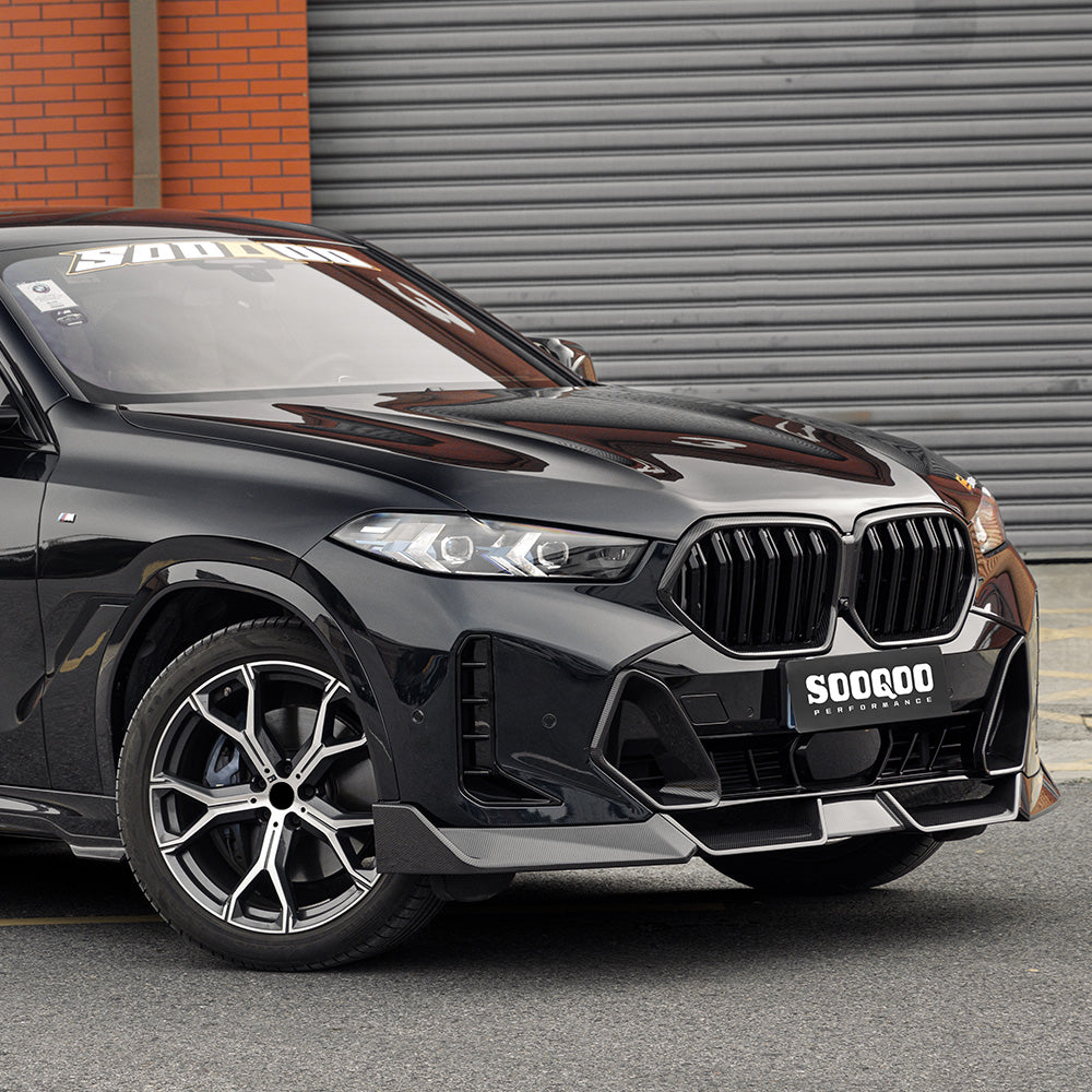 TOWMA. - SooQoo BMW X6 G06 LCI Prepreg Carbon Fiber Front Lip