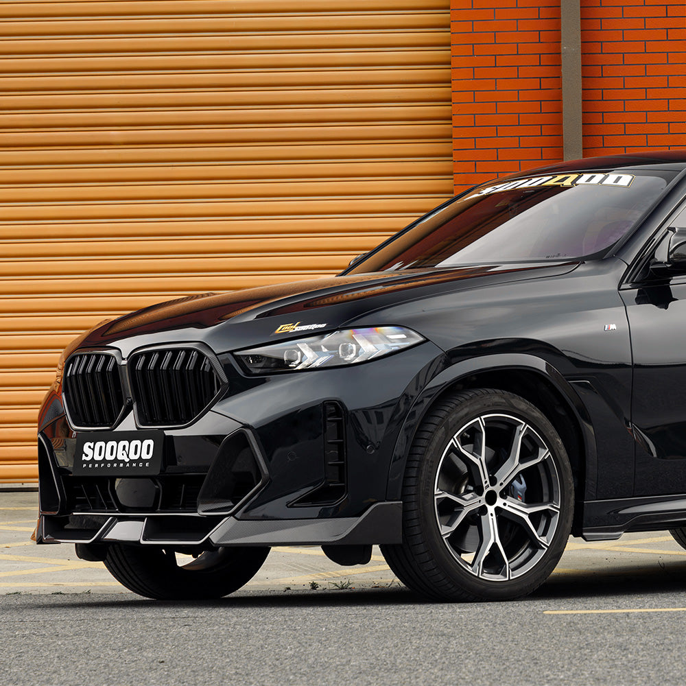 TOWMA. - SooQoo BMW X6 G06 LCI Prepreg Carbon Fiber Front Lip