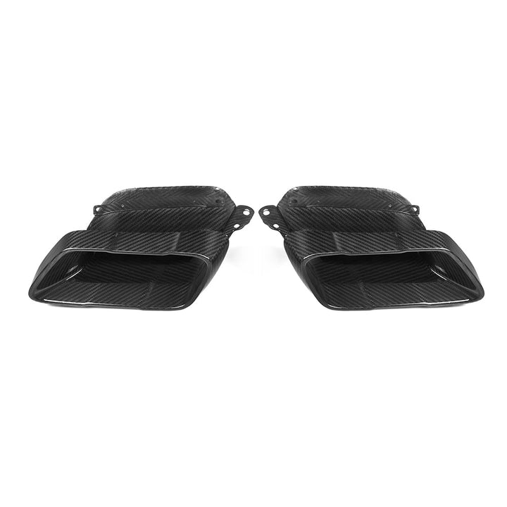 TOWMA. - SooQoo BMW X5 G05 Prepreg Carbon Fiber Exhaust Tips